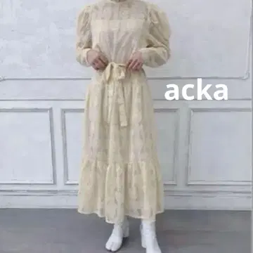 acka 레이스 원피스 포멀 원피스