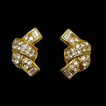 SWAROVSKI 스와로브스키 귀찌 골드 리본 스타일