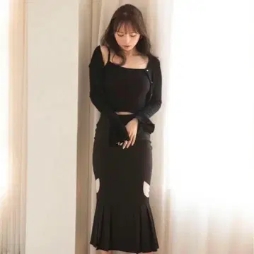 앤드마리 시스루 머메이드 스커트 완판템 사이즈 S