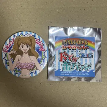 ONEPIECE 하와이안즈 푸딩 캔뱃지