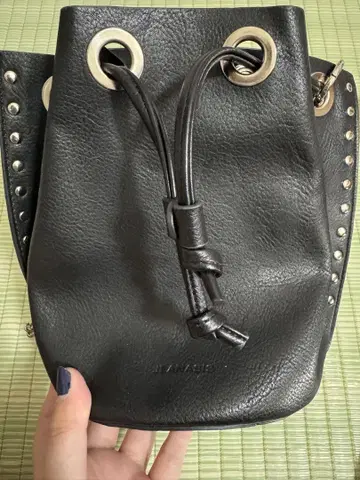 지나시스 인조 가죽 복조리 백