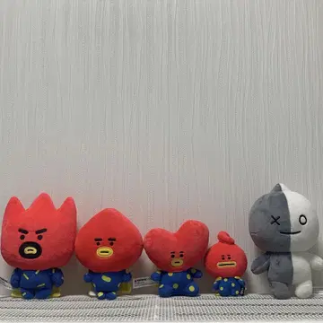유니버스 TATA 패밀리 봉제 인형 세트