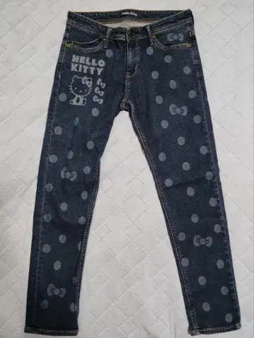 시마무라 헬로키티 키티 데님 청바지 데님 청바지 바지