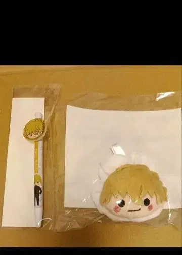 명탐정 코난 세가 럭키 쿠지 마스코트 부착 스크런치 볼펜 세트