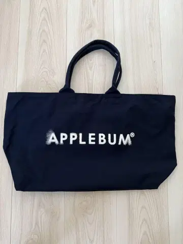APPLEBUM 애플바움 Blurry Logo Zip Totebag