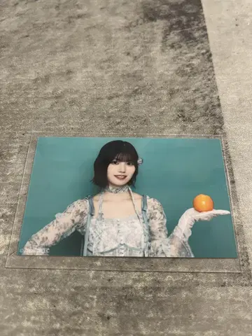 노기자카46 나카니시 아루노 미니 브로마이드 네이블 오렌지