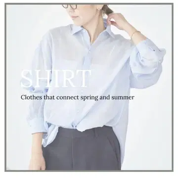 plage RA/CO SHEER SHIRTS 시어 셔츠
