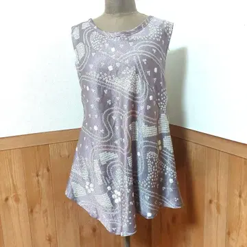 기모노 리메이크 튜닉 90 시보리 무늬 60cm