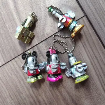 디즈니 피규어 스트랩 로봇 5체 컴플리트 세트