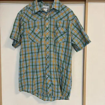 Wrangler 랭글러 90s 웨스턴 반팔 셔츠 구제 빈티지