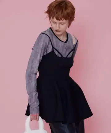 니트 페플럼 탑