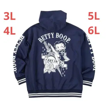 BETTY BOOP 던가드 니트 풀 집업 후드티 juyh