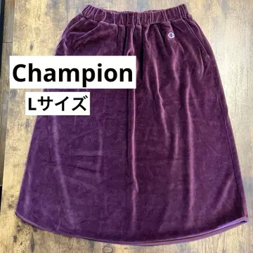 Champion 챔피온 벨로아 플레어 스커트 퍼플 보라색 L 사이즈