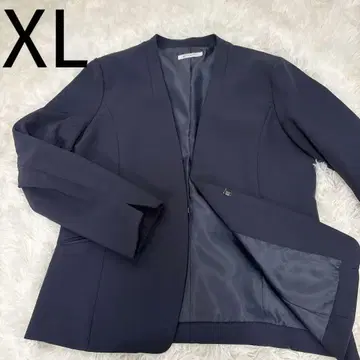 [ 새상품급 ] 월드 노카라 자켓 XL 체형을 예쁘게 보여주는