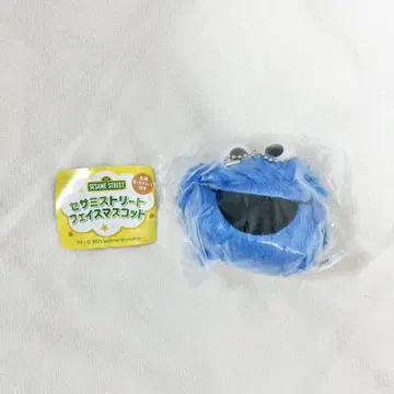 [ 새상품 ] 세서미 스트릿 페이스 마스코트 쿠키 몬스터 키링