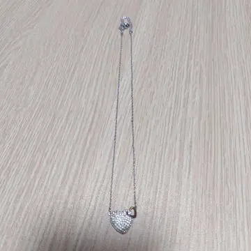 스와로브스키 하트 목걸이