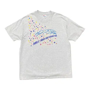 구제 의류 USA제 90s 마일 하이 그레이하운드 파크 T셔츠 빈티지