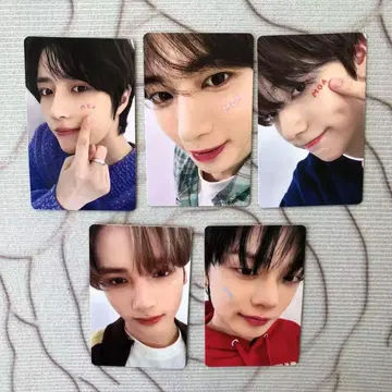 TXT 팬 라이브 일본 MOAZONE 팬미팅 FC 트레이딩 카드 5장