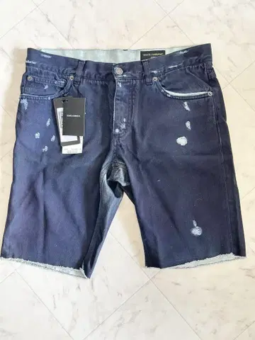 [ 미사용 새상품 ] 돌체앤가바나 데님 하프 팬츠
