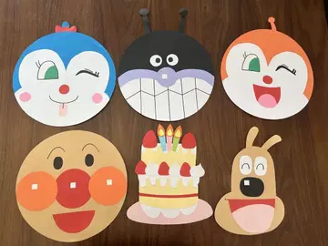 호빵맨 세균맨 벽면 벽면 장식 생일