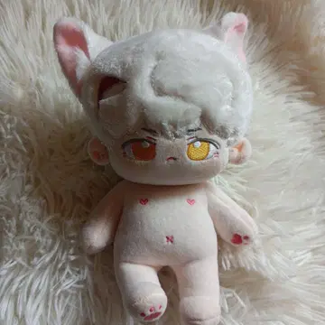 고양이 귀 달린 봉제 인형 옷 갈아입기 봉제 인형 20cm
