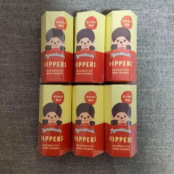 HIPPERS Monchhichi 히퍼스 몽치치 6세트