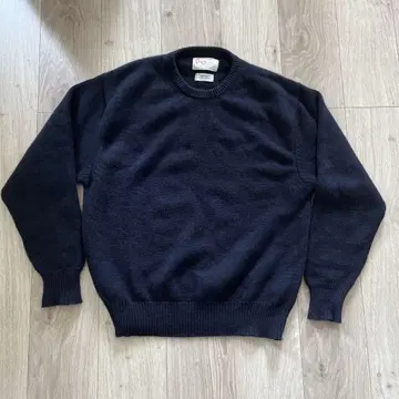 Corgi 울 스웨터 네이비
