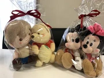 택 포함 새상품 Disney 미키&미니 곰돌이 푸 2세트