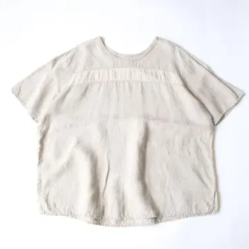90-00s FLAX 린넨 반팔 셔츠 미국 빈티지 의류