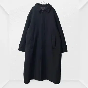 2255 HARE 하레 스텐카라 코트 M 네이비 울 혼방