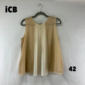 W0328S iCB 슬리브리스 티셔츠