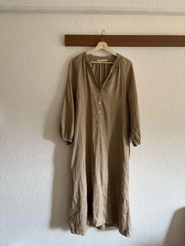 ZARA 린넨 원피스 L 사이즈 린넨 드레스 자라 루즈한 사이즈