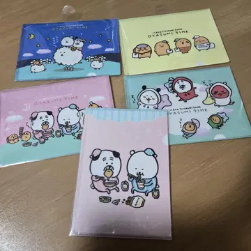 농담곰 오야스미 타임 클리어 파일 5매 세트