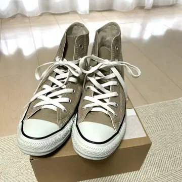CONVERSE ALL STAR 베이지 하이컷 24.5cm