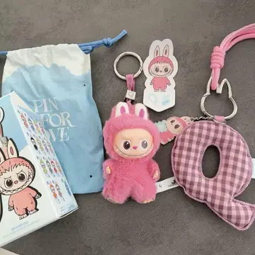 라부부 신상 labubu PIN FOR LOVE 알파벳