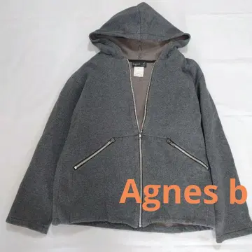 아그네스베 agnes b. 지퍼 후드티 속기모 사이즈 1