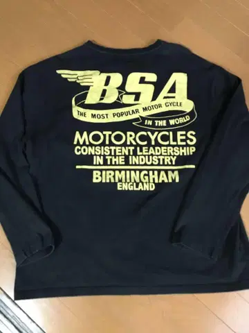 새상품급 BSA motorcycle T셔츠 롱T 트라이엄프