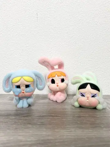 POPMART CRYBABY x 파워퍼프걸 피규어