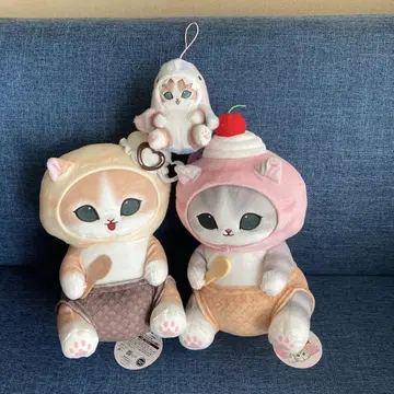 모프 샌드 아이스냥 BIG 봉제 인형 전 2종 & 파스텔 상어냥 마스코트