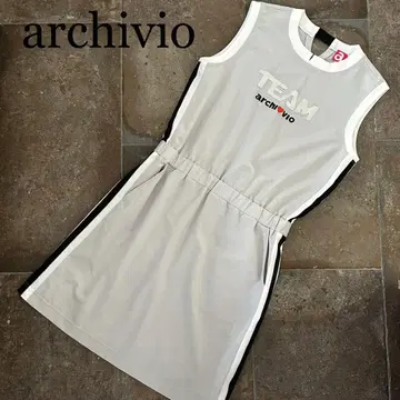 아르치비오 archivio 원피스 슬리브리스 사이드 라인
