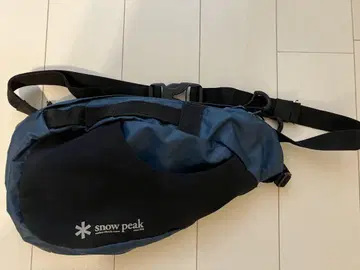 snow peak 사이드 어택 백 바디백 블루그린