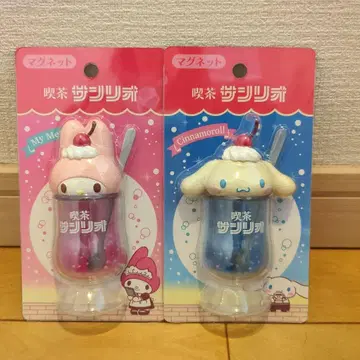 킷사 산리오 마이멜로디 시나모롤 마그넷 2개 세트