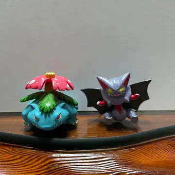 포켓몬 피규어 이상해꽃, 글라이온 (손과 꼬리 없음) 2개 세트