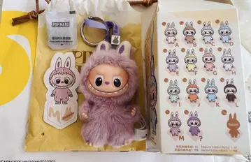 labubu PIN FOR LOVE 봉제 인형 펜던트 M