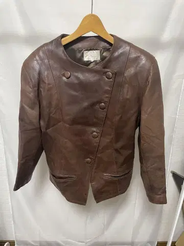 80~90s 빈티지 가죽 변형 라이더 자켓 이탈리아제