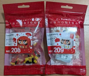 nanoblock 달마 빨흰 세트 NBC_208 NBC_209