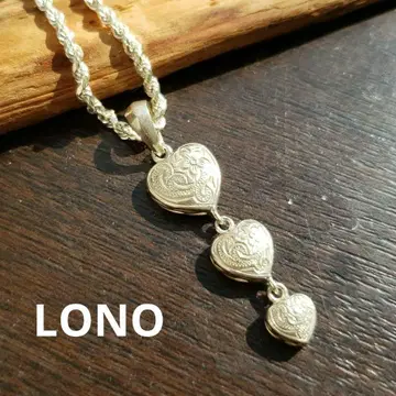 미사용 새상품 하와이안 주얼리 하트 3연 탑 LONO