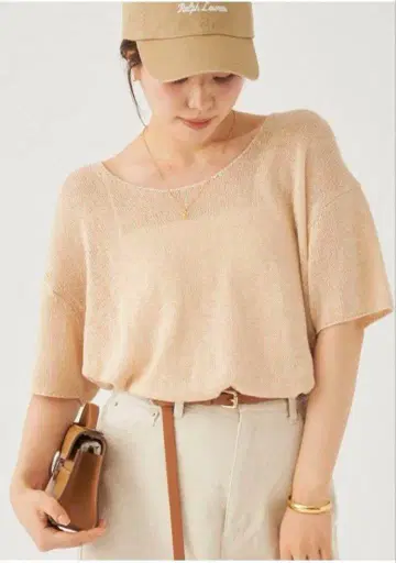 Plage HAlF SREEVE LOOSE 풀오버
