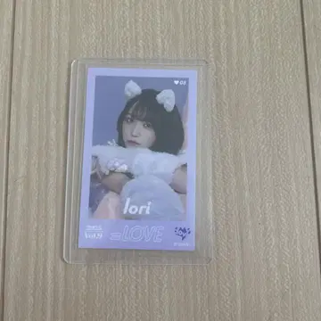 =LOVE 이코러브 노구치 이오리 미니 사진 레어 고양이 의상