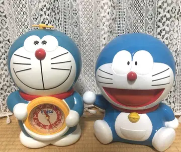 헤이세이 레트로 도라에몽 알람 시계 저금통 2세트